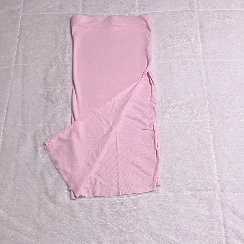 Cotton Citizen Pink Midi Skirt